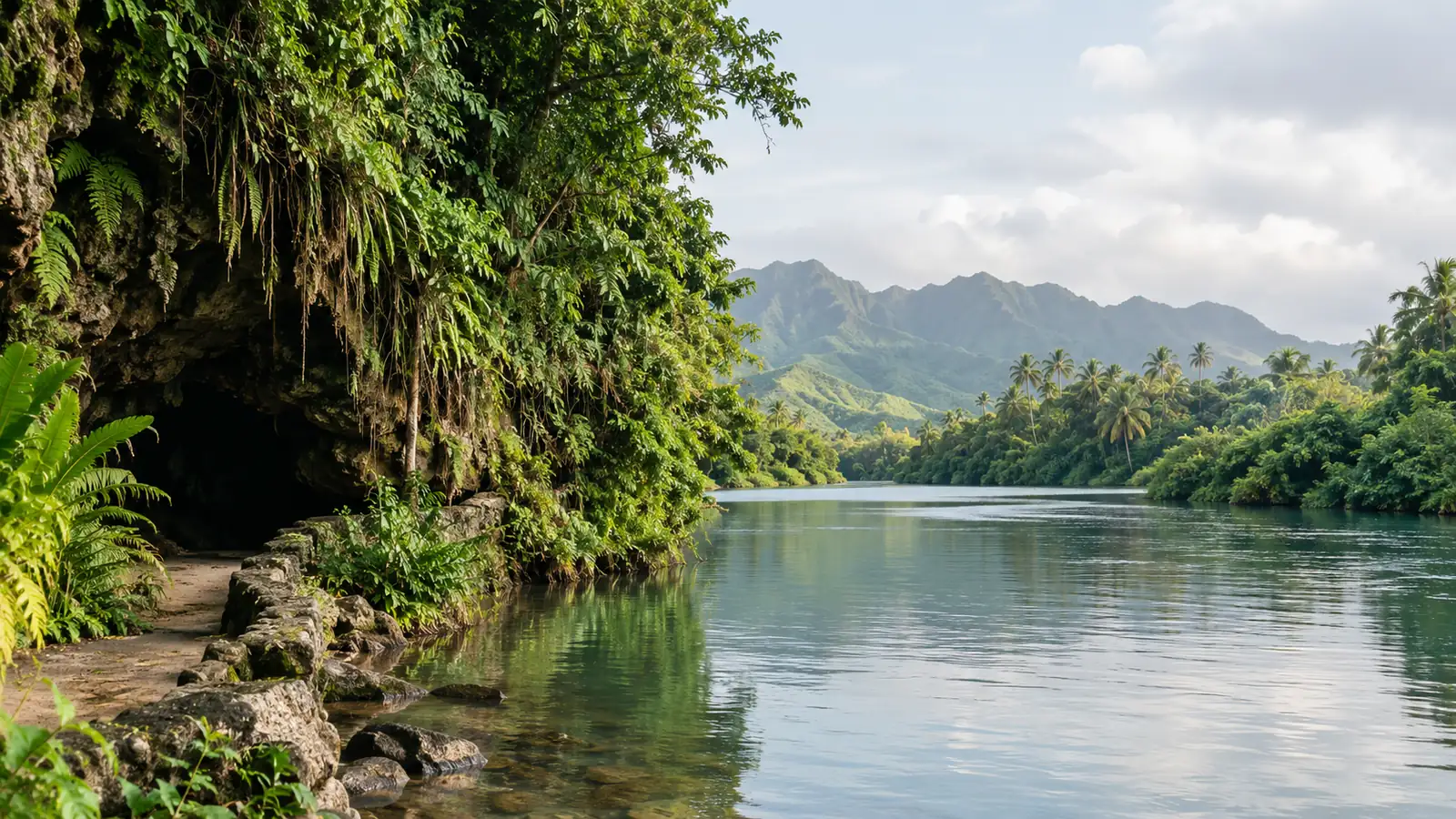 Farngrotte und Wailua River